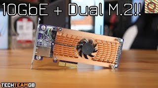 QNAP QM2 10GbE   Dual M 2 SSD PCIe Card