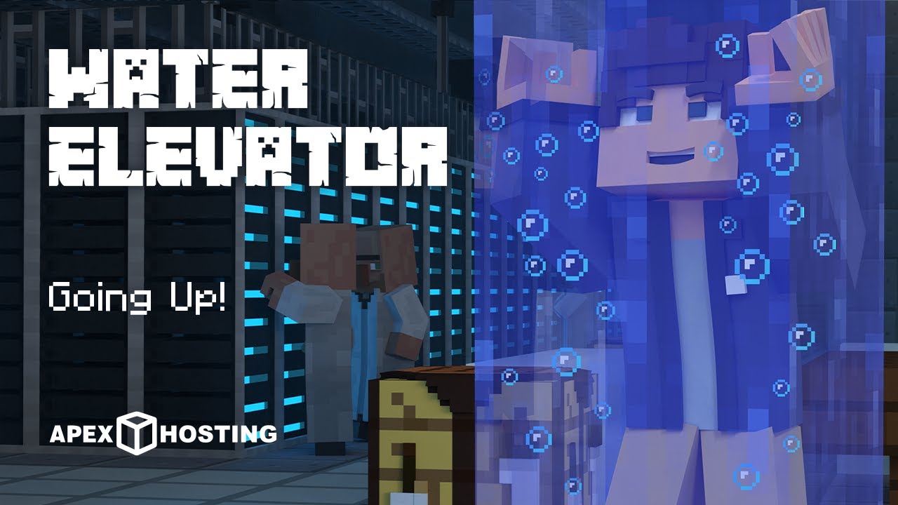 How to Make a Water Elevator in Minecraft - YouTube