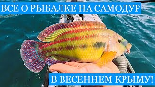 НЕОЖИДАННАЯ находка на диком ПЛЯЖЕ в Крыму! Рыбалка на самодур и джиг, уха из ярких весенних трофеев