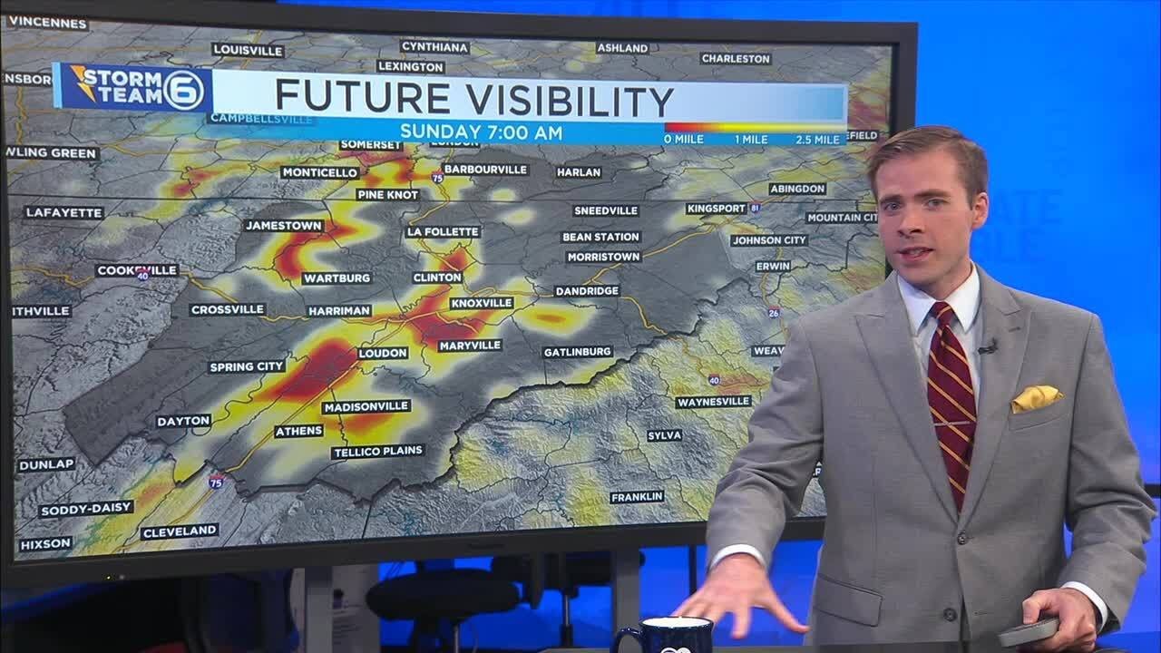 Cool night with patchy fog ahead of a warm Sunday - YouTube