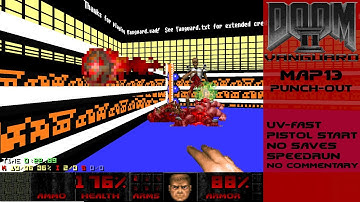 Doom 2: Vanguard MAP13 "Punch-Out" UV-Fast in 1:24