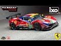 1/64 Tarmac Works x IXO Model Ferrari 488 GTE 24h of Le Mans 2020