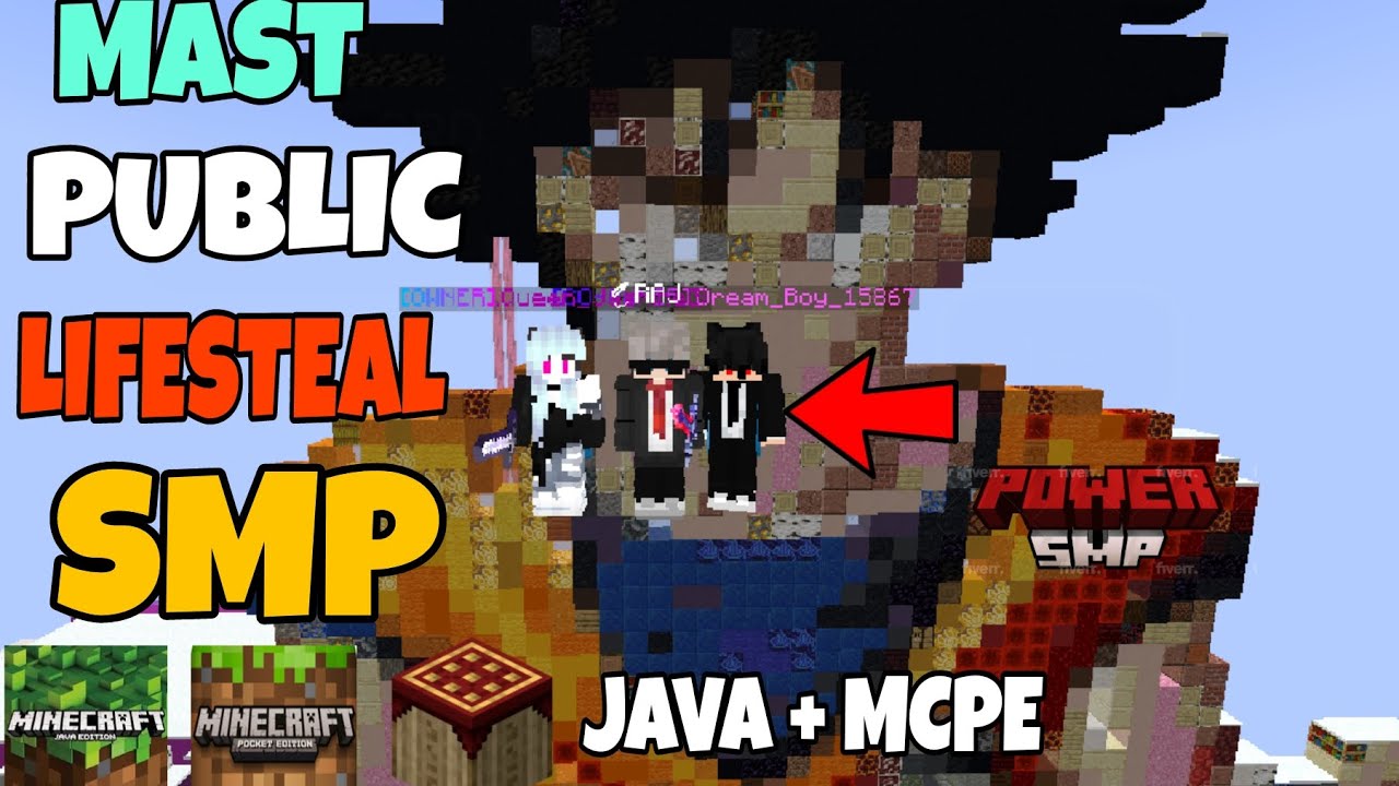 👁️‍🗨️ New Best Public Survival Smp Server For Minecraft 🌲| Java + Pe ...