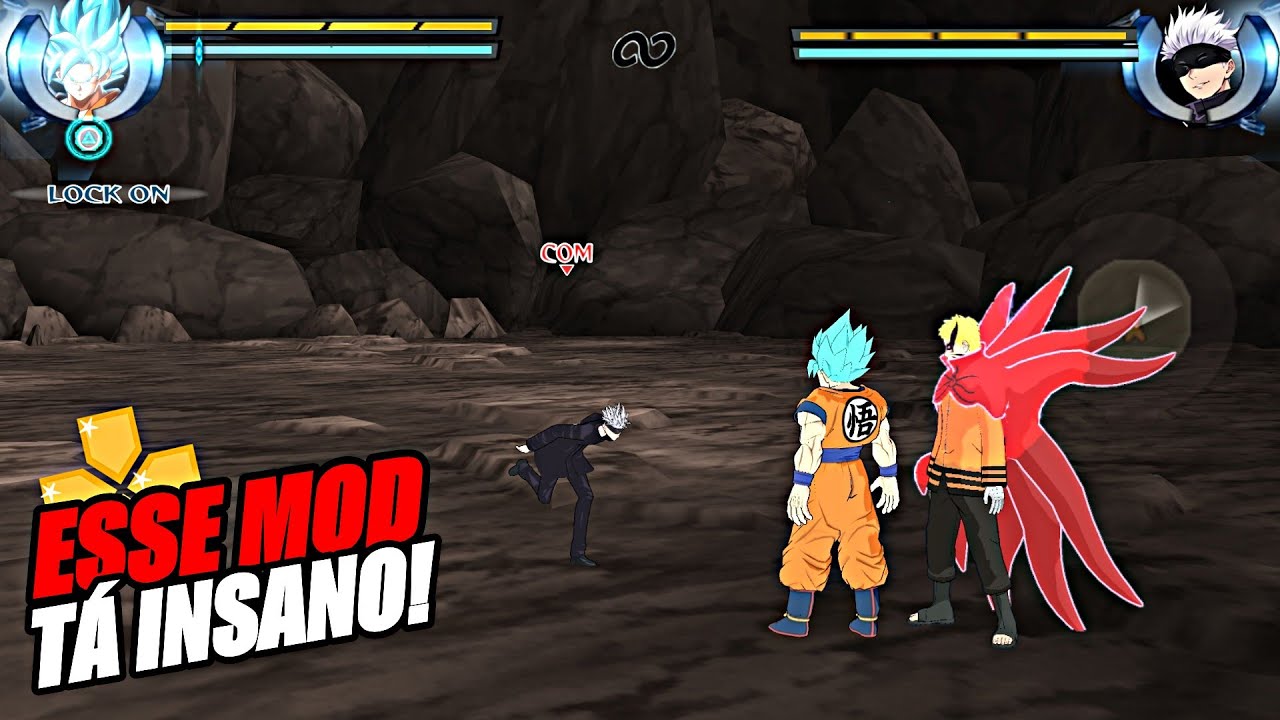 VIU ESSE!? Novo ANIME BATTLE ROYAL Para Celular/PC (PPSSPP) Mod 2023 ...