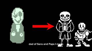 WD Gaster in Deltarune