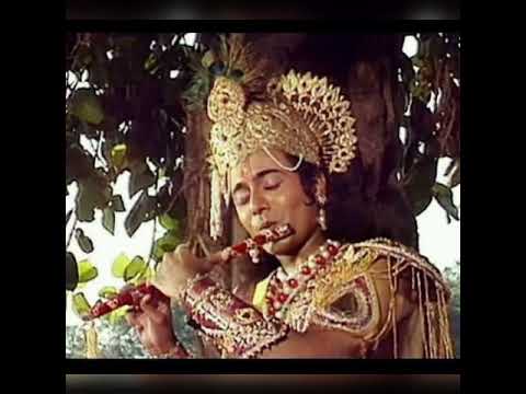  NitishBhardwaj B R Chopras Mahabharat KRISHNA theme  Nitish Bharadwaj flute music 