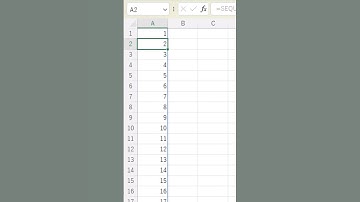 【Excel便利技】シン連番!? #shorts #excel #エクセル #便利技