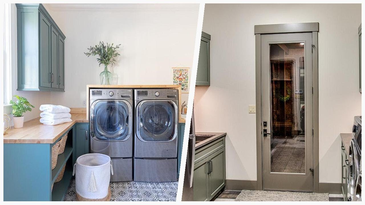 75 Ceramic Tile Laundry Room With Green Design Ideas 300 You