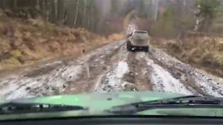 Gx470, Fj Cruiser и Уаз на легком бездорожье. В поисках водопада.