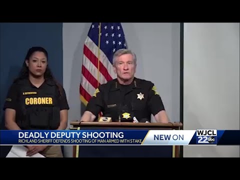 South Carolina Deadly Officer Involved Shooting After Man Charges Police With Stake Youtube