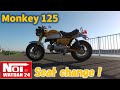 【モンキー125】シート交換！タイ製のシートを一目惚れでポチッちゃたらめっちゃカッコよかった！