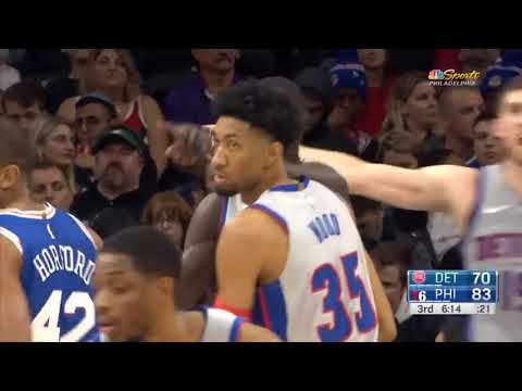 NBA 例行賽 (76人VS 活塞) 全場精華 2020/3/12