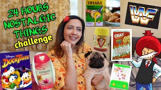 Using Only NOSTALGIC THINGS 🥹 24 Hours Challenge | Garima’s Good Life