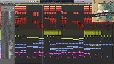 Logic X Pro Template Your World ( House ) #logicproxtemplate #logicprox #logicpro