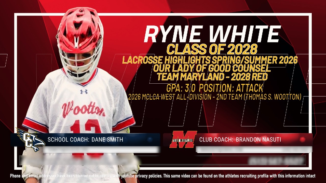Ryne White - Lacrosse Highlights Spring+Summer 2026