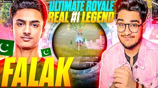 WHAT HAPPENS WHEN PMGC RANK 1 *4T FALAK* Plays Ultimate Royale ...