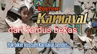 Cara membuat kostum Karnaval dari kardus bekas untuk anak anak