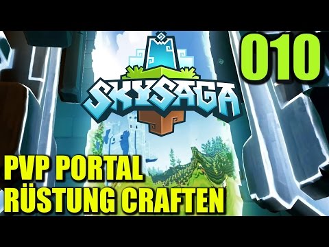 Let's Play SkySaga - Infinite Isles #010 PvP Portal + Rüstung Craften (Gameplay German Alpha 3)