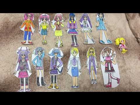 映画プリキュアミラクルリープのキャラクター全員集合（えみるを除いてルールーとララとユニは直に人間化の個体）