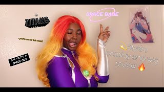 Starfire cosplay and wig review