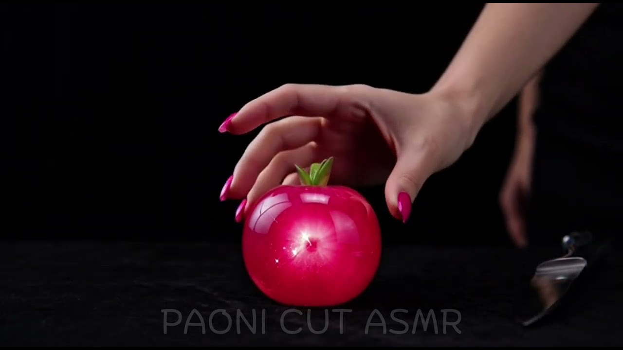 40 Glowing Glass Fruits & Vegetables – Ultimate Slow Motion ASMR Compilation | Dark & Satisfying