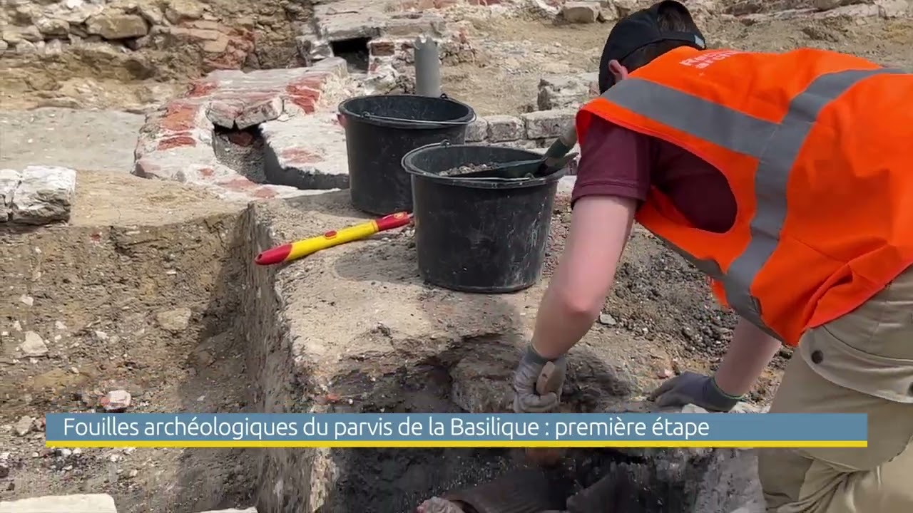 Un site archéologique mis à jour par l’Inrap aux pieds de la Basilique