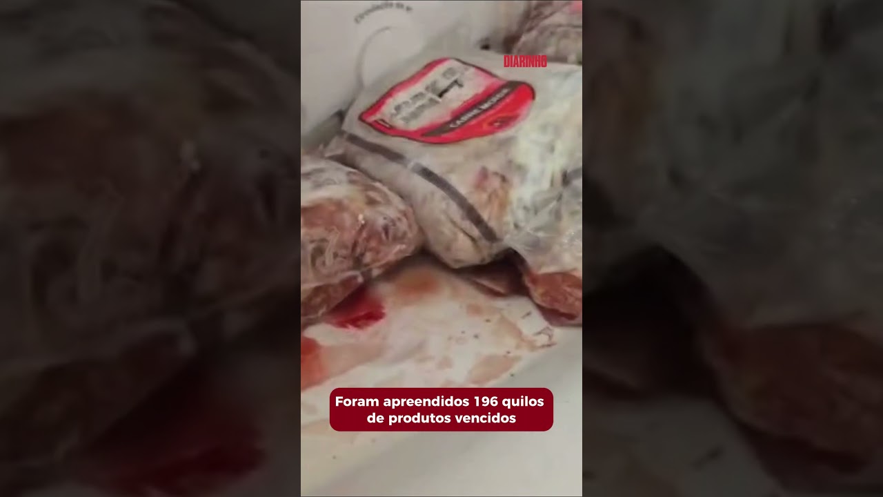 Quase 200 quilos de comida vencida são apreendidos em conveniência