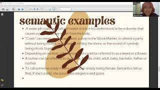 STUDY OF MEANING// MIDTERM SEMANTIC