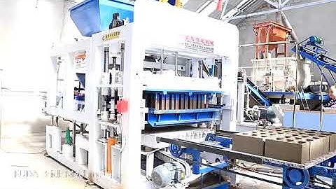 QT10-15 concrete flyash hole block stock brick interlock molding machine molds changeable in Africa