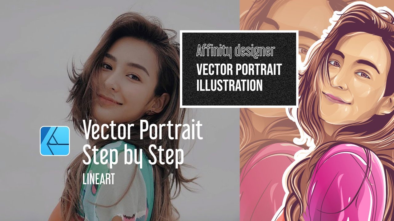 PART 1-7 - How To Create Vector Line Art Using Affinity Designer. - YouTube