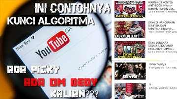 Algoritma youtube || ini penjelasan dan contoh realnya