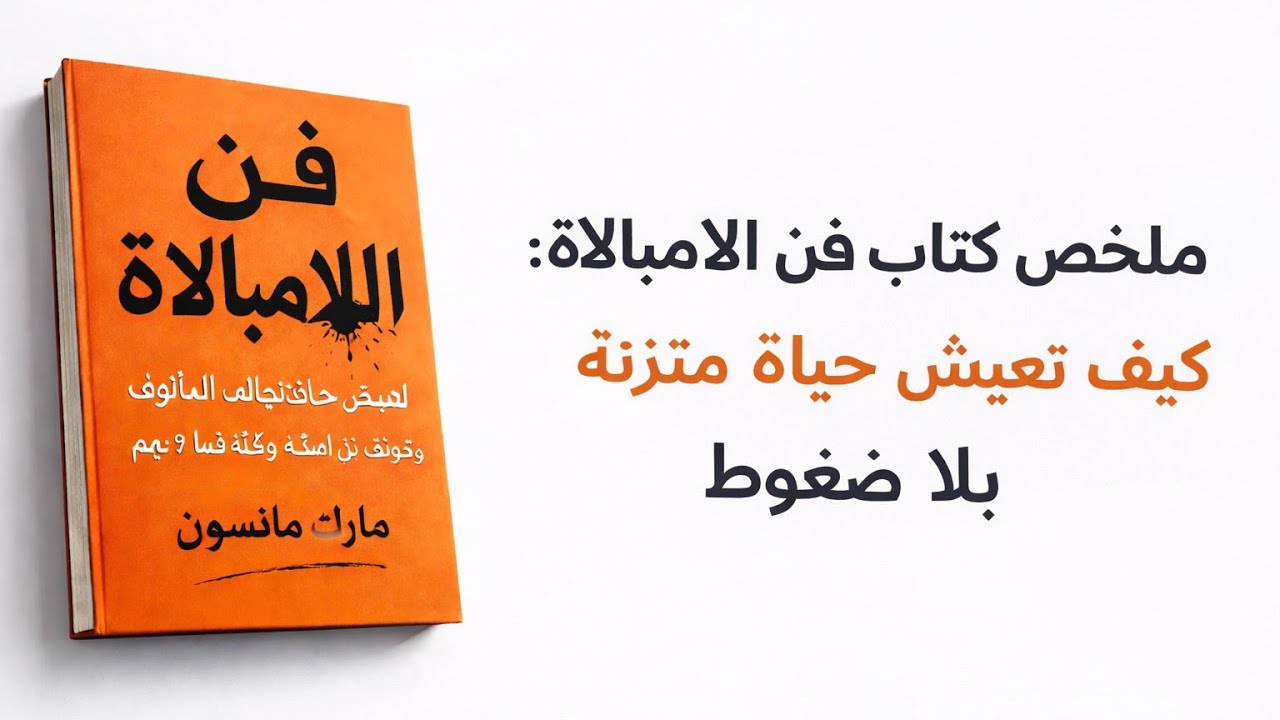 ملخص كتاب فن اللامبالاة  كيف تعيش حياة متزنة بلا ضغوط#ملخص_كتاب #فن اللامبالاة #تطوير_الذات#اكسبلور 