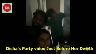 Disha salian last video just before ...