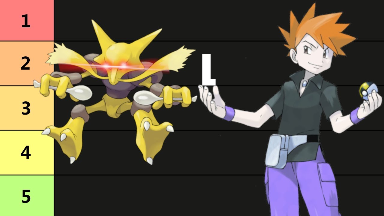 Ranking Every Rival Fight in Pokemon Fire Red and Leaf Green - YouTube