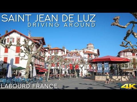 Tiny Tour | Saint-Jean-de-Luz France | Driving around in the town 2019 Autumn