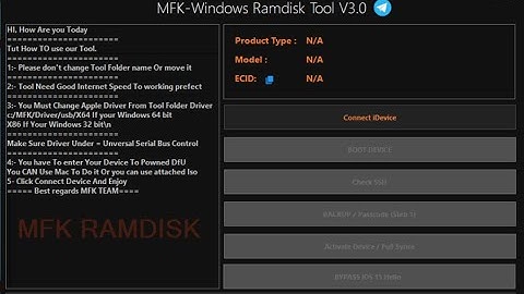 IPHONE BYPASS PASSCODE/DISABLE IOS 11-15 | 🔥MFK-RAMDISK | ALL ERRORS SOLUTIONS