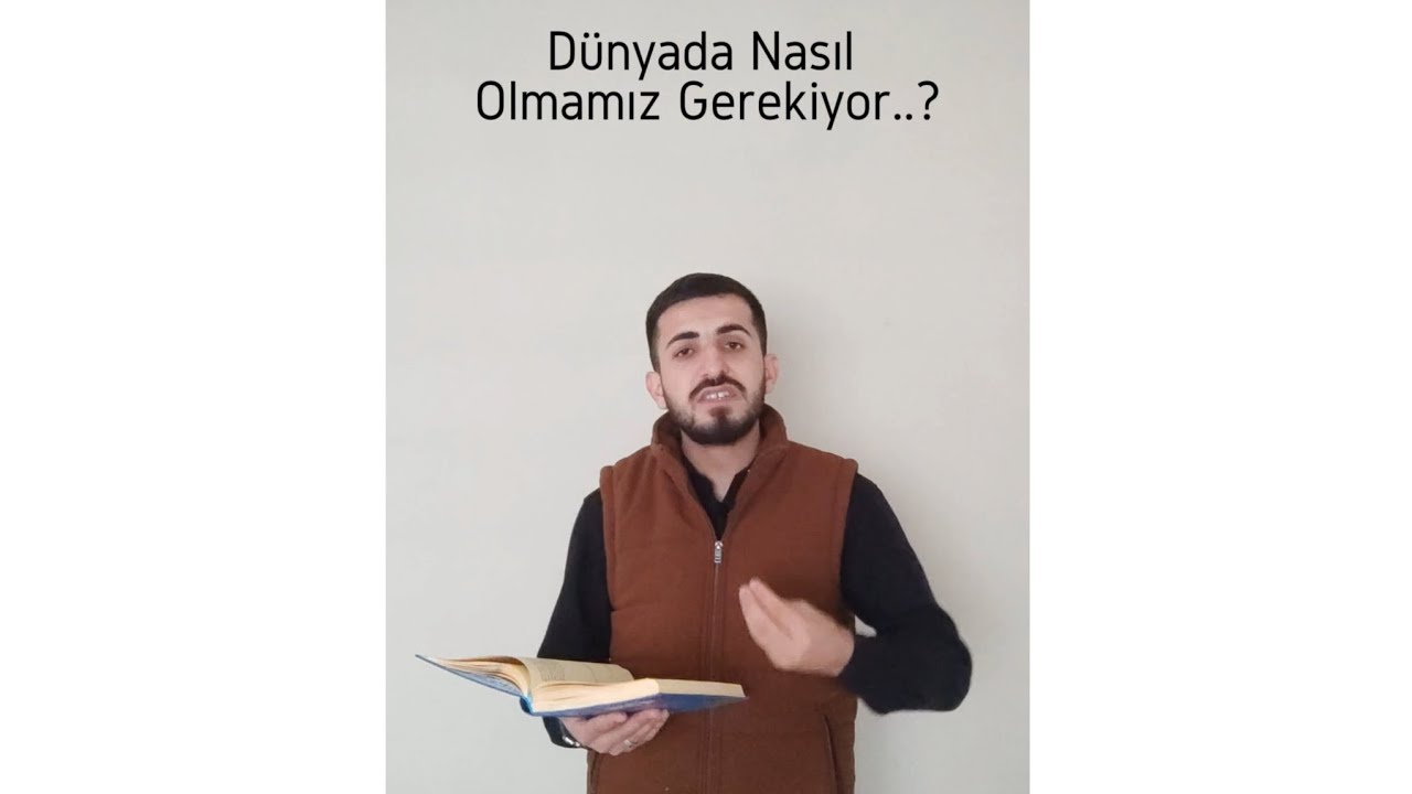 Dünyada Nasıl Olmamız Gerekiyor..? / (Kürtçe Sohbet) SEYDAYÊ MELE YUSUF