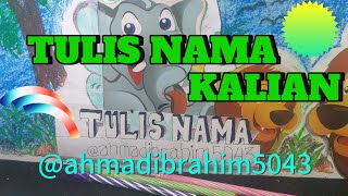 153 Tulis Nama Kalian