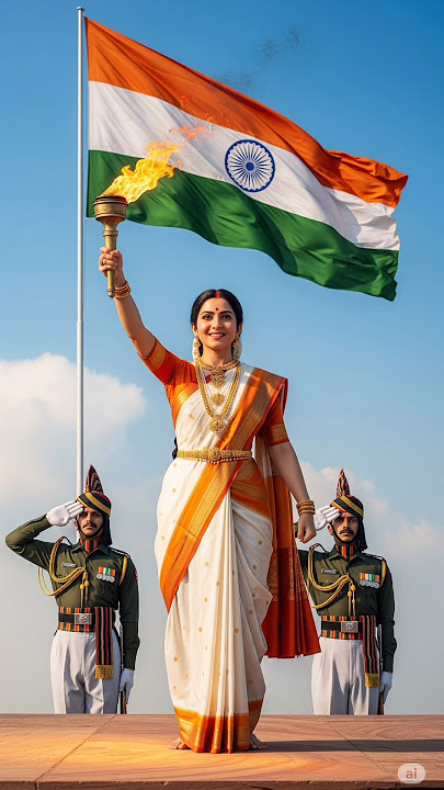 🇮🇳 Bharat Mata ki Jai! Daily Anthem with pride🙏 Emotion and 🇮🇳 tricolor Day - 22 #independenceday