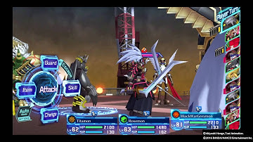 DIGIMON STORY CYBER SLEUTH - Leopardmon gets wrecked.