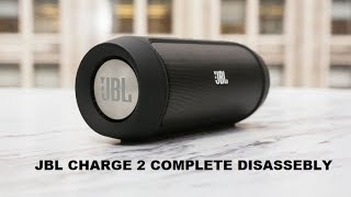 JBL charge 2 disassembling (full tear down)