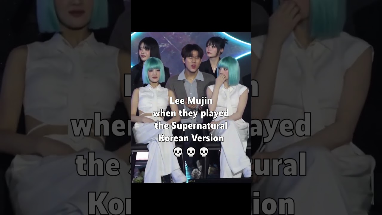Lee Mujin when they played the Supernatural Korean Version 💀💀💀 