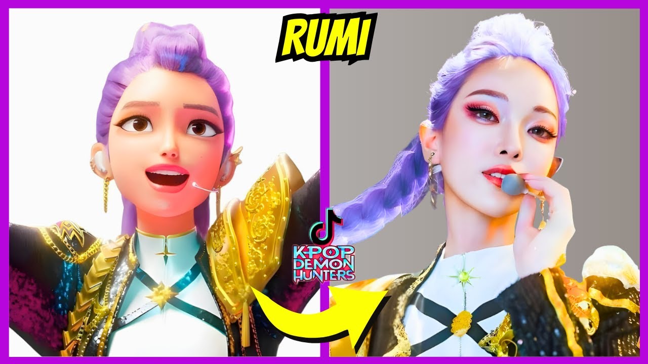 KPOP Demon Hunters in a Real-Life TikTok Version🎶🔥 - Guess the Voice ...
