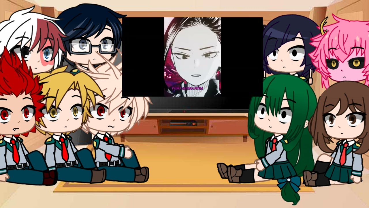 BNHA REACCIONA AL RAP DEKU VIGILANTE VS CLASE 1A