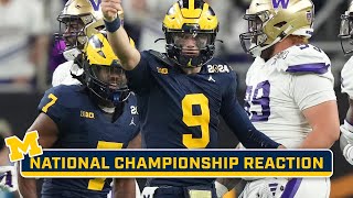 Michigan Downs Washington, Claims National Championship | Postgame Reaction & Interviews