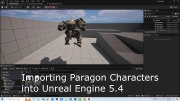 Importing Paragon Characters into Unreal Engine 5.4
