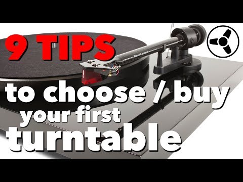 9 TIPS on how to choose / buy your first turntable