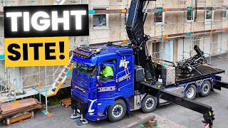 Fassi F1450R.2-HXP: Extreme Tight Spot Lifting in Sweden!