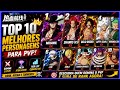 Top 10 melhores personagens para PvP no One Piece Fighting Path