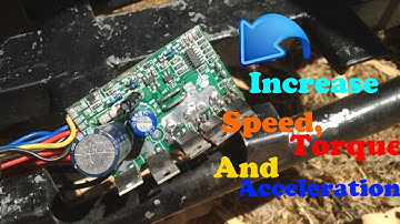 Increase Acceleration, Speed and Torque on Razor E-Scooter